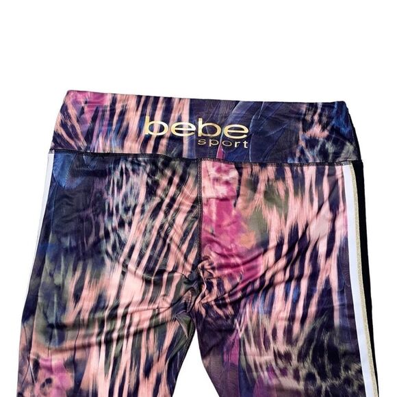 Bebe sport leopard print leggings size XL - Picture 4 of 9